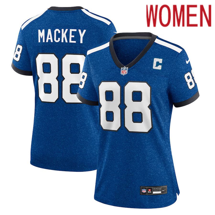 Women Indianapolis Colts 88 John Mackey Nike Royal Indiana Nights Alternate Game NFL Jersey